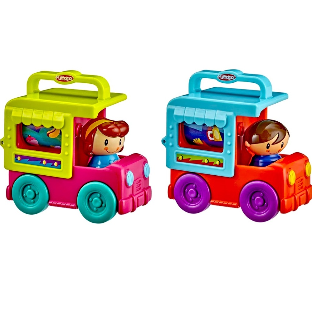 Playskool Fold 'n Roll Trucks Activity Toy Bundle of 2 Vehicles